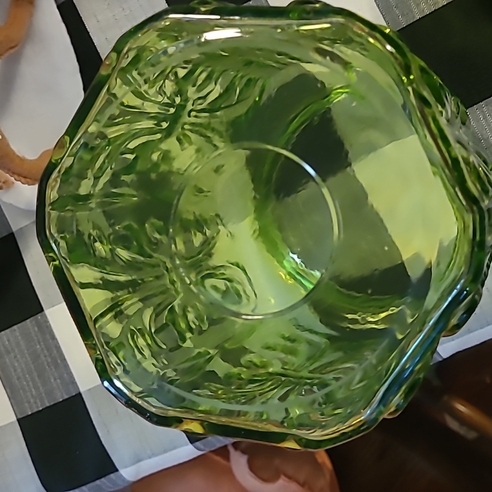 L.E.Smith Green imperial Apothecary jar - Picture 4 of 6